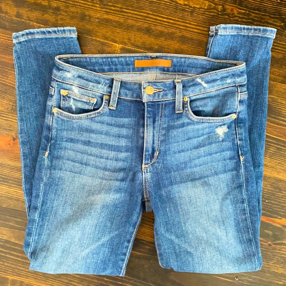 Joe’s jeans “mid rise skinny crop” size 27.